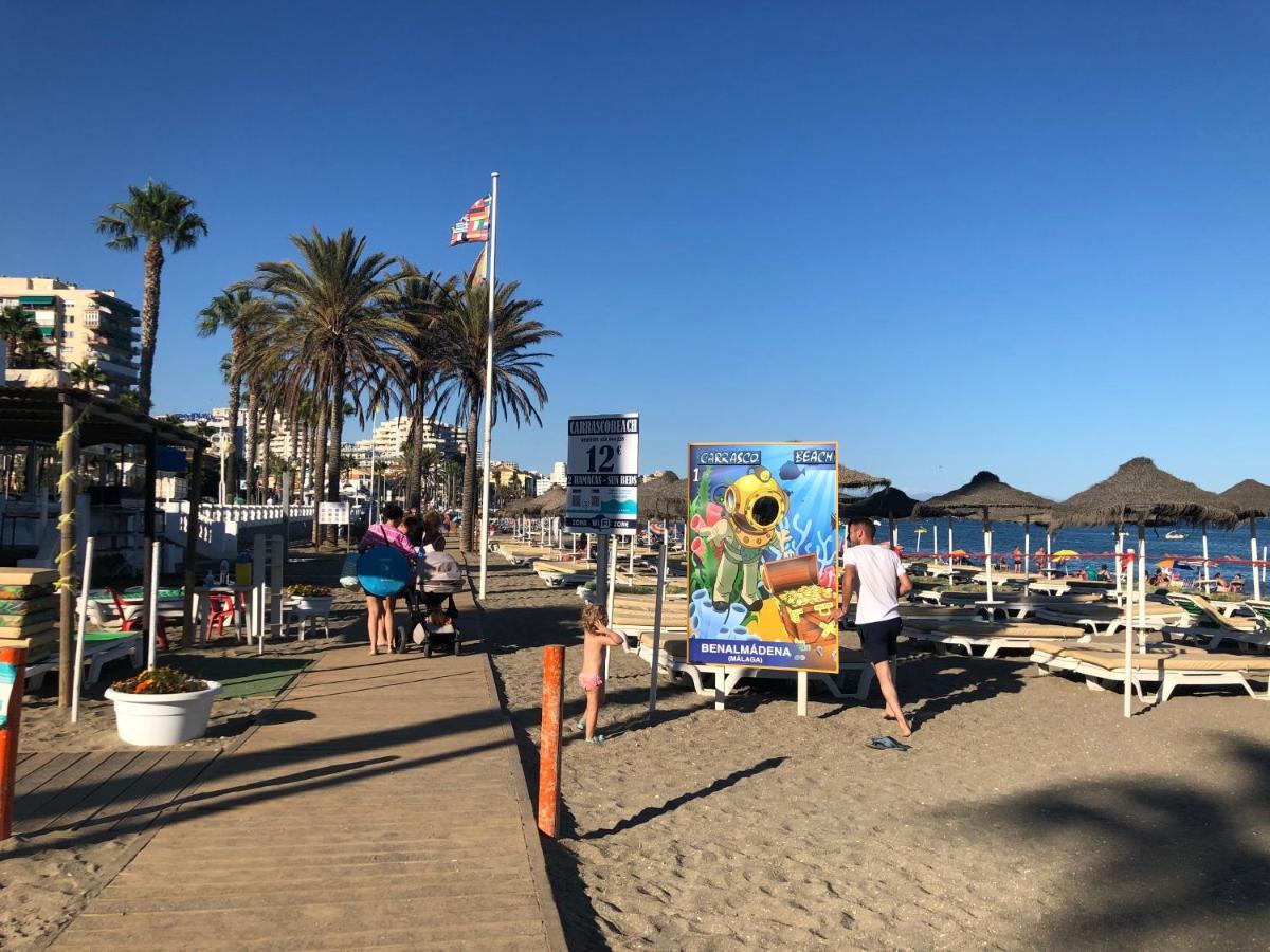 Victoria Luxury Beachfront Apartment In Benalmadena Costa Esterno foto